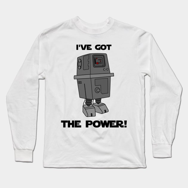 I've Got the Power Droid Long Sleeve T-Shirt by Ed's Craftworks